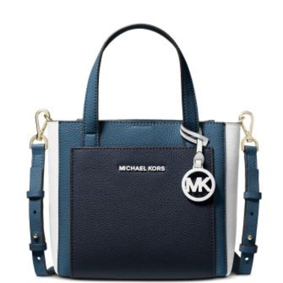 Michael Kors Gemma Satchel Crossbody Colorblock - Picture 1 of 11